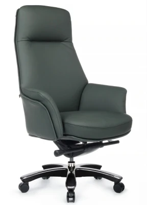 Кресло для руководителя Riva Design Batisto A2018 зеленая кожа