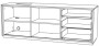  Тумба опорная обвязка GS, фасады BT, правая / NZ-0221.GS.BT.R /  1700x450x620 обвязка GS, фасады BT, правая - 1