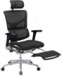Кресло для руководителя Expert SAIL черная сетка с подножкой RSAM01-BK