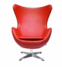 Дизайнерское кресло EGG CHAIR красный - 1