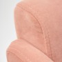 Кресло для персонала TetChair Milan розовый флок - 4