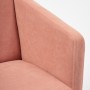 Кресло для персонала TetChair Milan розовый флок - 5