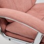 Кресло для руководителя TetChair Softy Lux розовый флок - 5