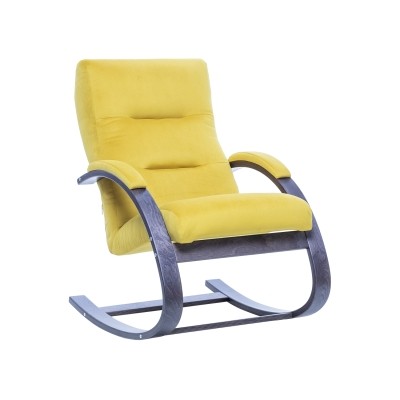 Кресло-качалка Leset Милано Mebelimpex Венге текстура V28 желтый - 00006760