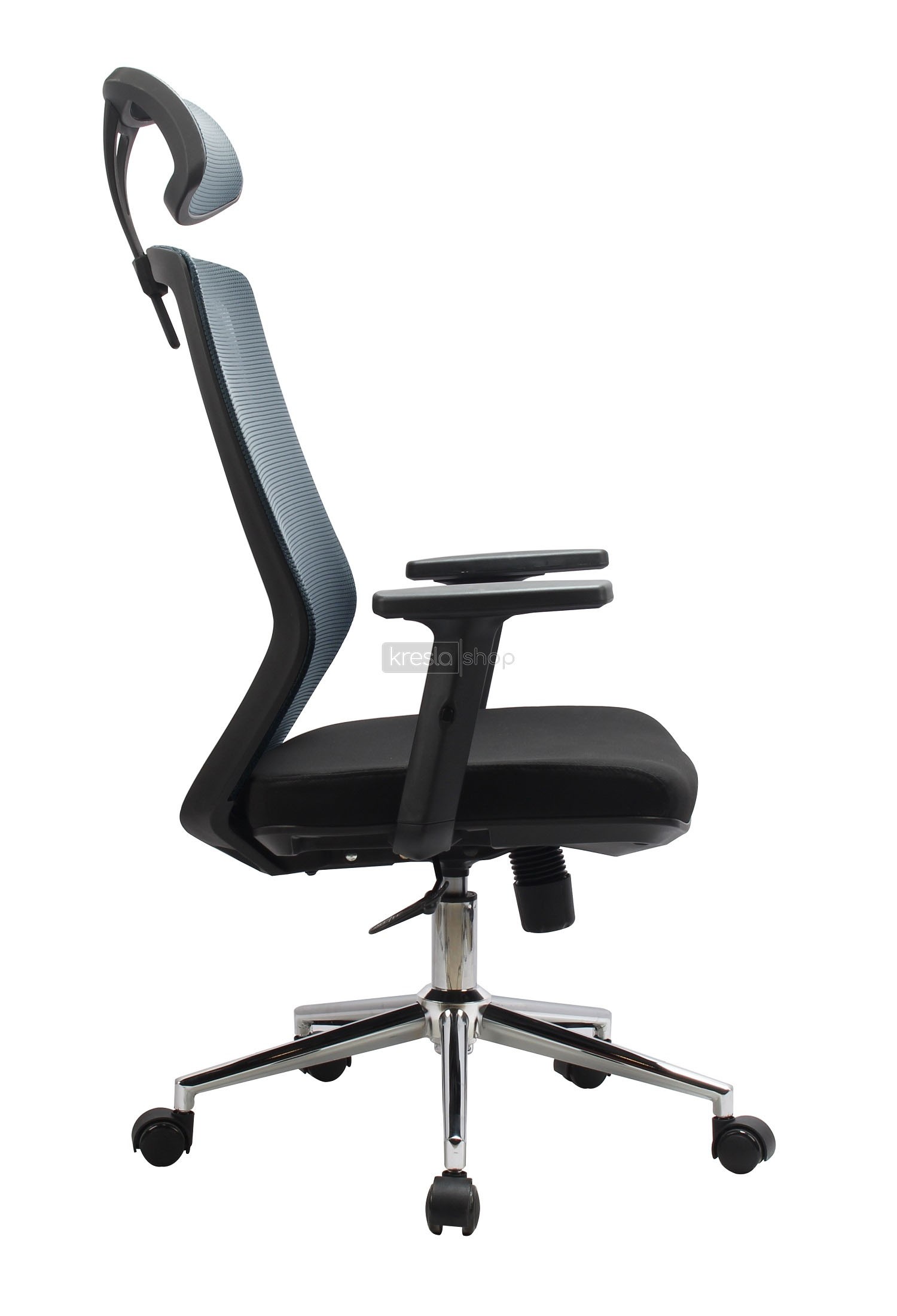 Кресло для персонала Riva Chair RCH 833 H+Серая сетка