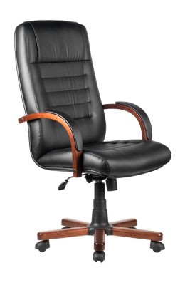 Кресло для руководителя Riva Design Chair RCH М 155 A+Чёрная экокожа