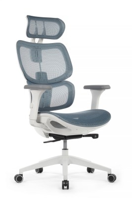 Кресло для руководителя Riva Design Argo W-228 синяя сетка